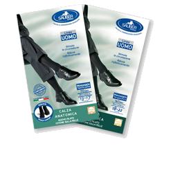 CALZA UOMO COTONE 140 DENARI MEDIA BLU - farmacia187.it