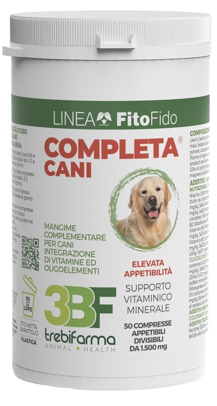 COMPLETA CANI 50 COMPRESSE BARATTOLO 75 G - farmacia187.it