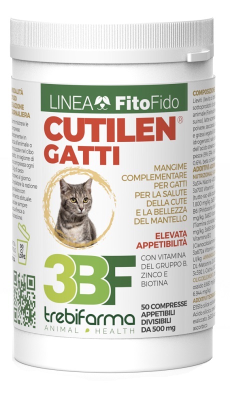 CUTILEN GATTI 50 COMPRESSE BARATTOLO 25 G - farmacia187.it