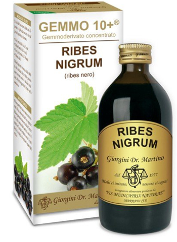 GEMMO 10+ RIBES NERO 200 ML LIQUIDO ANALCOLICO - farmacia187.it