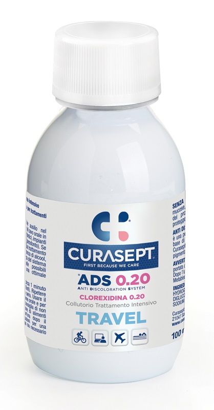 CURASEPT COLLUTORIO 0,20 ADS TRAVEL 100 ML - farmacia187.it