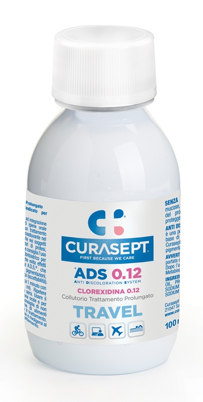 CURASEPT COLLUTORIO 0,12 TRAVEL ADS 100 ML - farmacia187.it