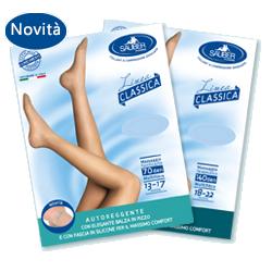 SAUBER CALZA AUTOREGGENTE 70 DENARI MAGLIA MICRORETE NEUTRO BEIGE 4 LINEA CLASSICA - farmacia187.it