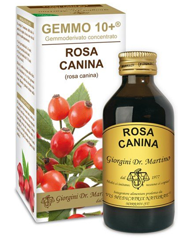 GEMMO 10+ ROSA CANINA LIQUIDO ANALCOLICO 100 ML - farmacia187.it