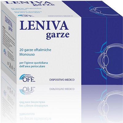 LENIVA GARZE OFTALMICHE 20 PEZZI - farmacia187.it