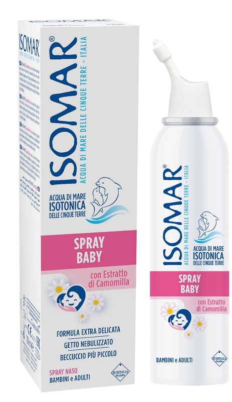 ISOMAR SPRAY BABY CON CAMOMILLA 100 ML - farmacia187.it