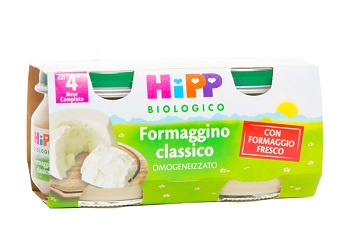 HIPP BIO OMOGENEIZZATO FORMAGGINO CLASSICO 2X80 G - farmacia187.it