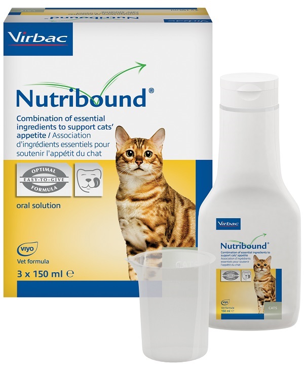 NUTRIBOUND SOLUZIONE ORALE APPETIBILE PER GATTO 3 FLACONI DA 150 ML - farmacia187.it