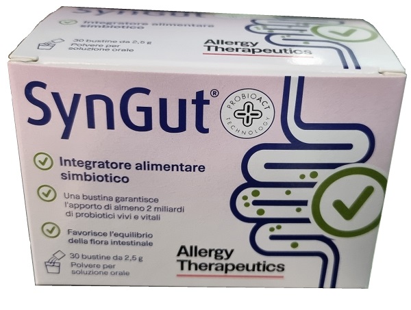 SYNGUT 30 BUSTINE DI LIOFILIZZATO DA 2,5 G IN ASTUCCIO 75 G - farmacia187.it