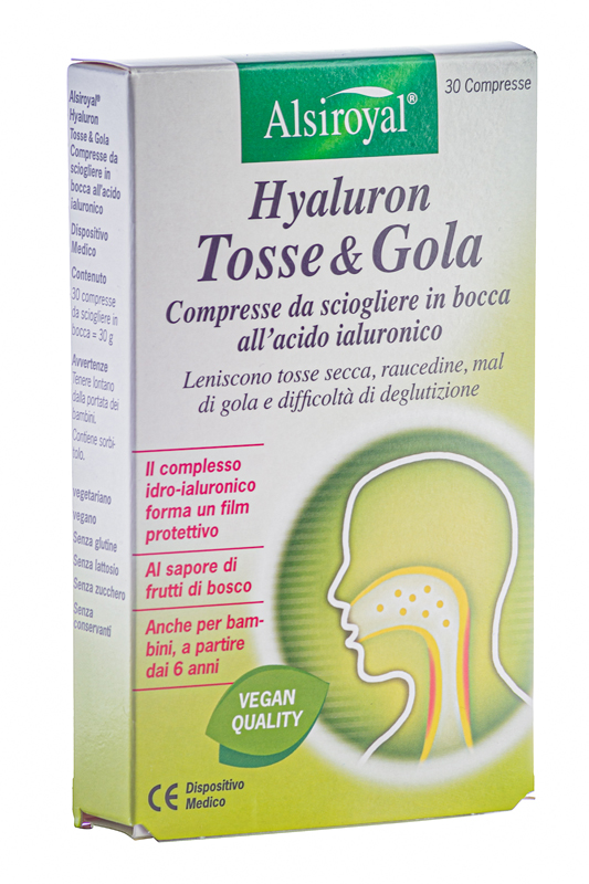 HYALURON TOSSE & GOLA 30 COMPRESSE N - farmacia187.it