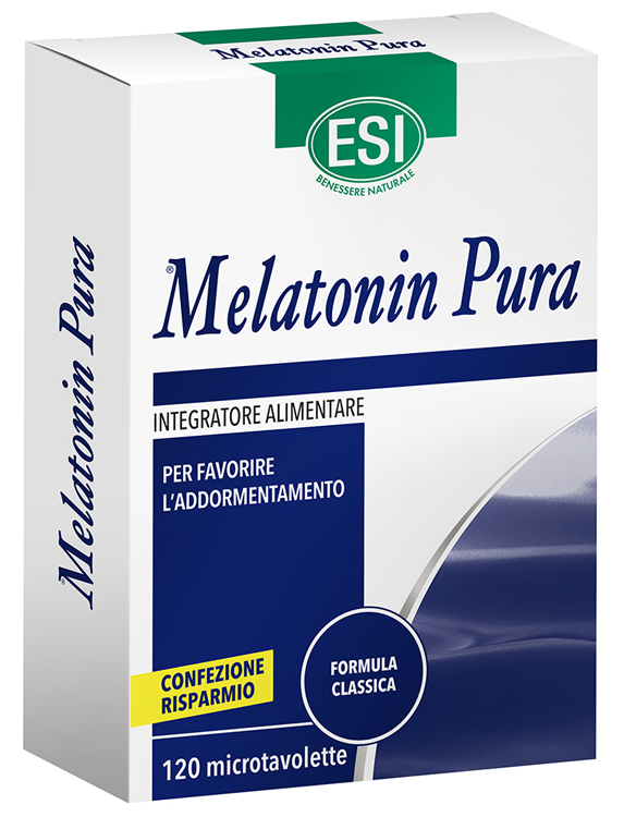 ESI MELATONIN PURA 120 MICROTAVOLETTE - farmacia187.it