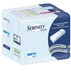 TRAVERSA SALVAMATERASSO PER INCONTINENZA SERENITY CLASSIC ALOE 60X90CM 15 PEZZI FARMABILITY - farmacia187.it
