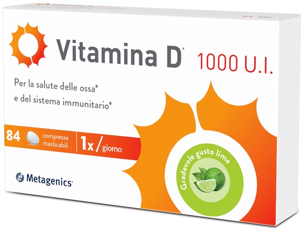 VITAMINA D 1000 UI 84 COMPRESSE MASTICABILI - farmacia187.it