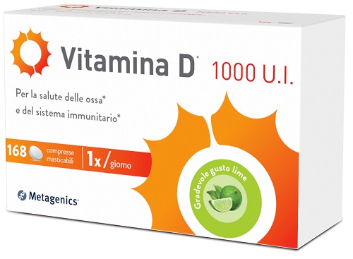 VITAMINA D 1000 UI 168 COMPRESSE MASTICABILI - farmacia187.it