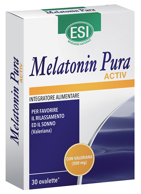 ESI MELATONIN PURA ACTIV 30 OVALETTE - farmacia187.it