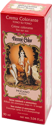 HENNE NUANCE ACAJOU ROSSO MOGANO CREMA HENNE COLOR CREMA COLORANTE PRONTA ALL'USO - farmacia187.it