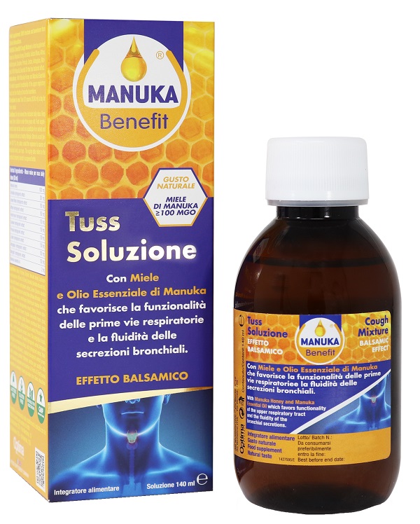 MANUKA BENEFIT TUSS SOLUZIONE 140 ML - farmacia187.it