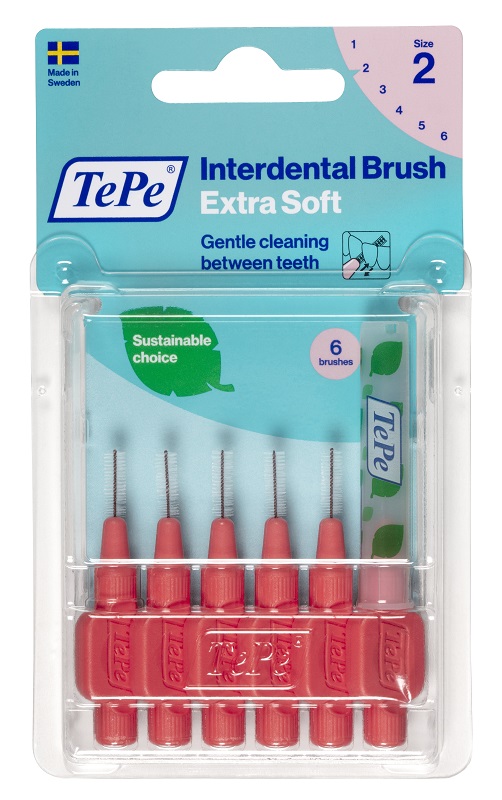 TEPE SCOVOLINO XSOFT ROSSO 0,5MM 6 PEZZI - farmacia187.it