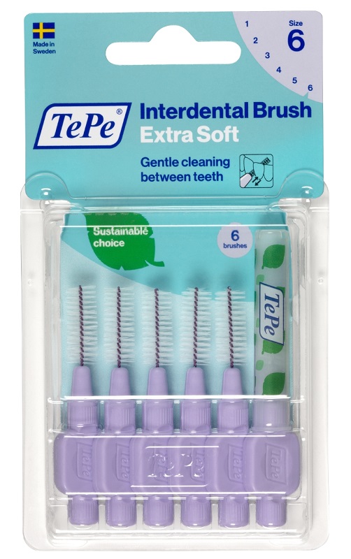 TEPE SCOVOLINO XSOFT LILLA 1,1MM 6 PEZZI - farmacia187.it