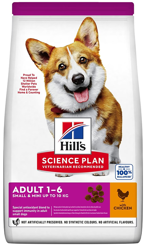 SCIENCE PLAN CANINE ADULT SMALL&MINI CHICKEN 1,5 KG - farmacia187.it