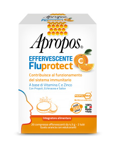 APROPOS FLUPROTECT EFFERVESCENTE C 20 COMPRESSE - farmacia187.it