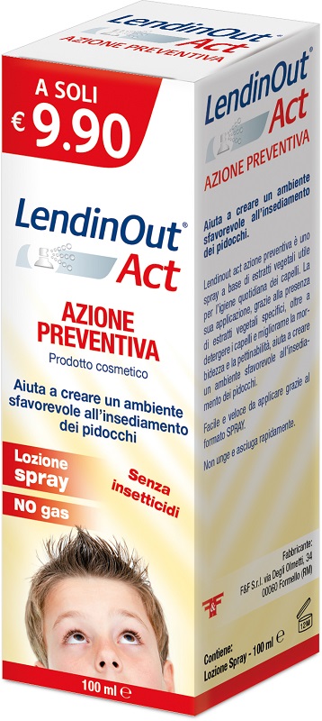 LENDINOUT ACT AZIONE PREVENTIVA SPRAY 100 ML - farmacia187.it
