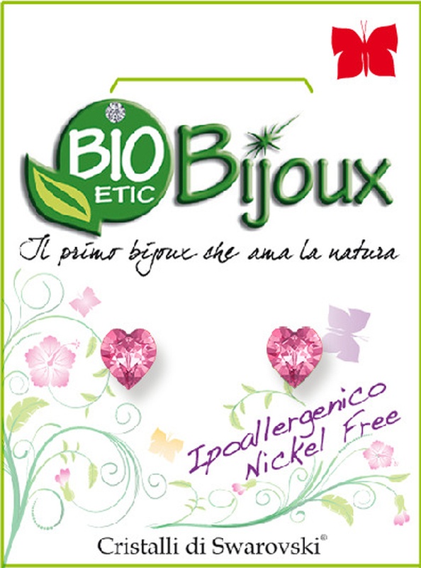 ORECCHINO CUORE 5MM ROSE - farmacia187.it