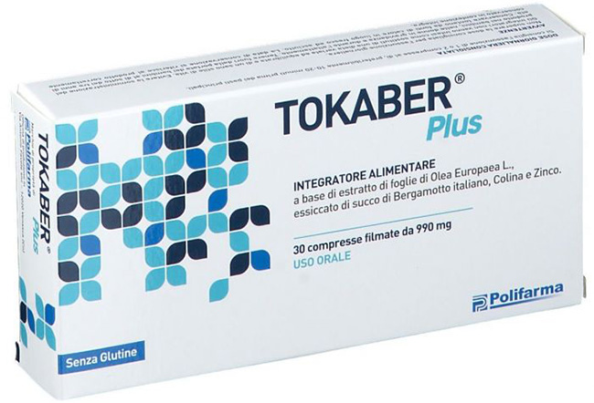 TOKABER PLUS 990MG 30 COMPRESSE - farmacia187.it