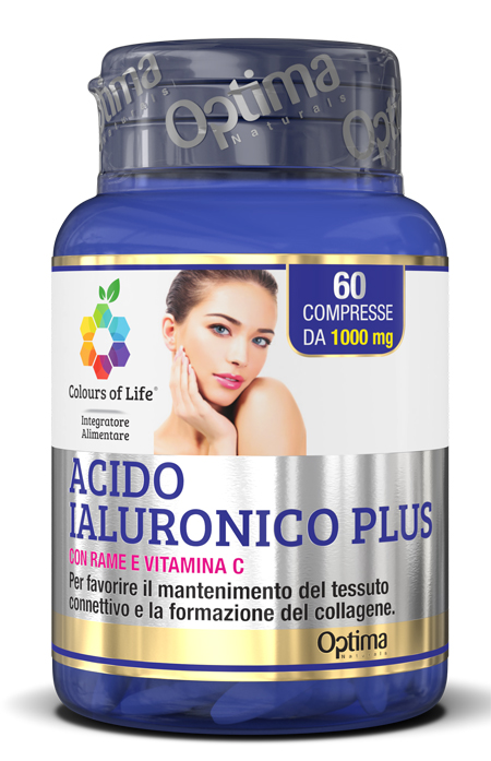 COLOURS OF LIFE ACIDO IALURONICO PLUS 60 COMPRESSE 1000 MG - farmacia187.it