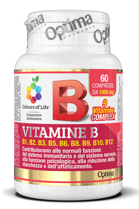 COLOURS OF LIFE VITAMINE B COMPLEX 60 COMPRESSE 1000 MG - farmacia187.it