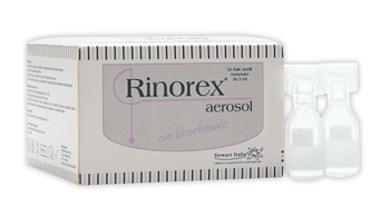 FIALA PER AEROSOL RINOREX BICARBONATO 25 FIALE 3 ML - farmacia187.it