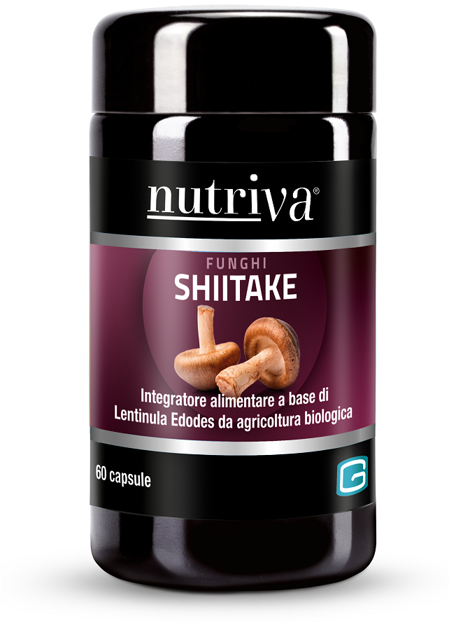 NUTRIVA SHIITAKE BIO 60 CAPSULE - farmacia187.it