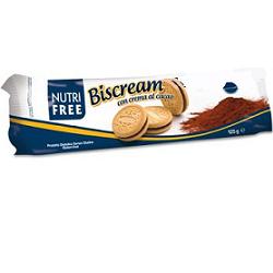 NUTRIFREE BISCREAM CON CREMA AL CACAO 125 G - farmacia187.it