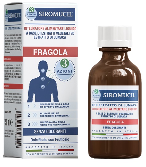 SIROMUCIL 3 AZIONI FRAGOLA 150 ML - farmacia187.it