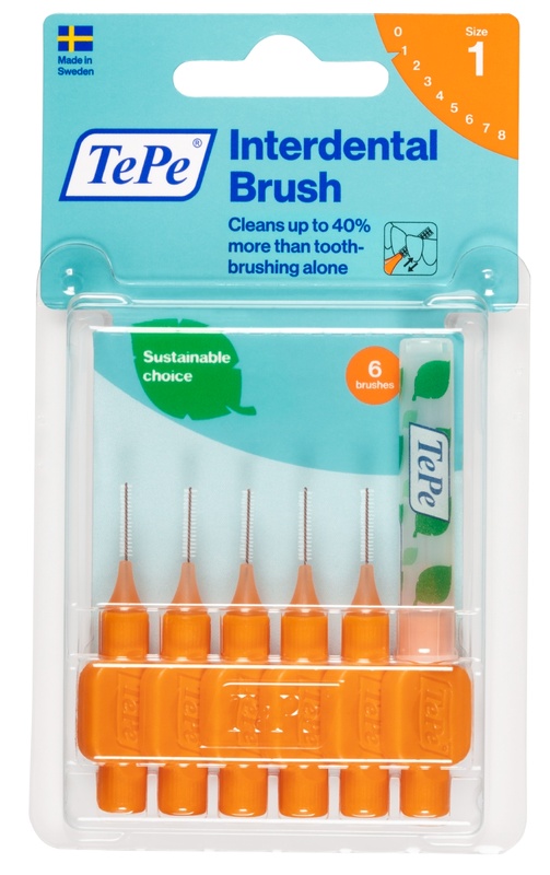 TEPE SCOVOLINO ARANCIONE 0,45 MM 6 PEZZI - farmacia187.it