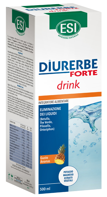 ESI DIURERBE FORTE DRINK ANANAS 500 ML - farmacia187.it