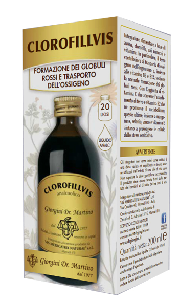 CLOROFILLVIS LIQUIDO ANALCOLICO 200 ML - farmacia187.it