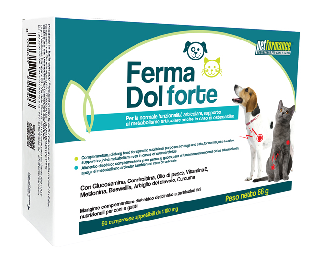 PETFORMANCE FERMA DOL FORTE 60 COMPRESSE - farmacia187.it