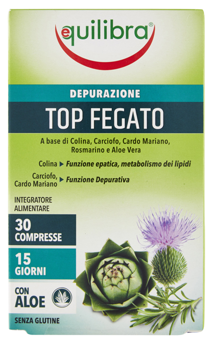 TOP FEGATO CON ALOE 30 COMPRESSE - farmacia187.it