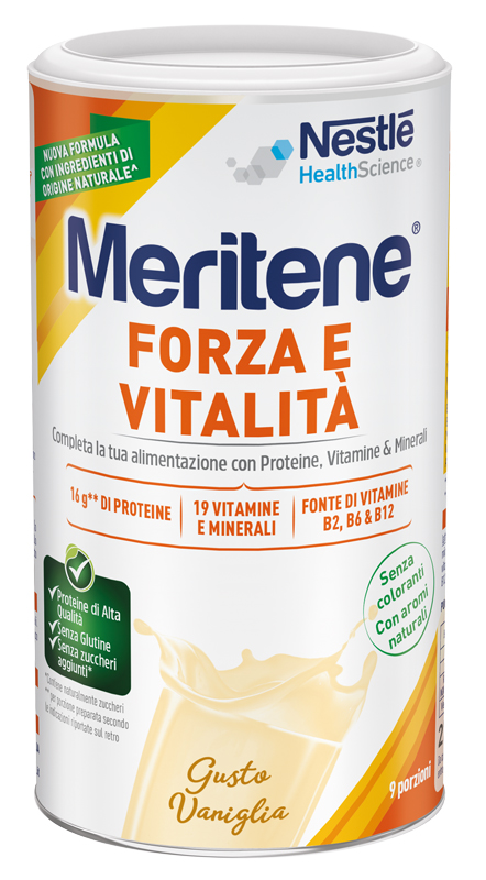 MERITENE FORZA E VITALITA' VANIGLIA 270 G - farmacia187.it