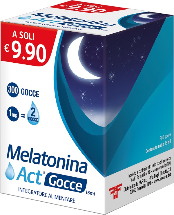 MELATONINA ACT GOCCE 15 ML - farmacia187.it
