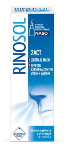 SPRAY NASALE RINOSOL 2ACT 15 ML - farmacia187.it