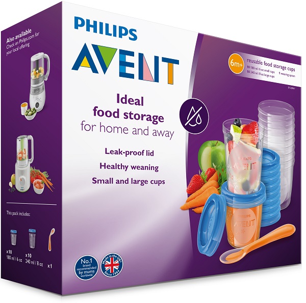 AVENT SET 10 VASETTI CONSERVALATTE 180ML + 10 VASETTI CONSERVALATTE 240ML + 20 COPERCHI + CUCCHIAINO - farmacia187.it