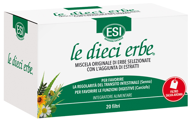 ESI LE DIECI ERBE TISANA 20 FILTRI - farmacia187.it