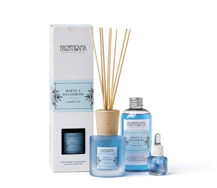 DIFFUSORE BASTONCINI 100 ML MIRTO E GELSOMINO - farmacia187.it