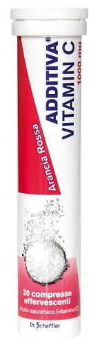 ADDITIVA VITAMINA C ARANCIA ROSSA 1G 20 COMPRESSE - farmacia187.it