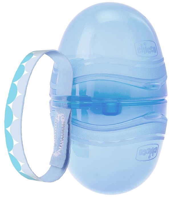 CHICCO PORTASUCCHIETTO DOPPIO BLU 1 PEZZO - farmacia187.it