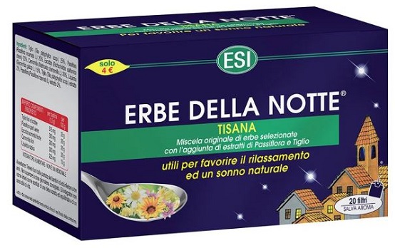 ESI ERBE DELLA NOTTE TISANA 20 FILTRI ASTUCCIO 40 G - farmacia187.it