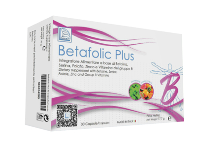 BETAFOLIC PLUS 30 CAPSULE ASTUCCIO 18,6 G - farmacia187.it