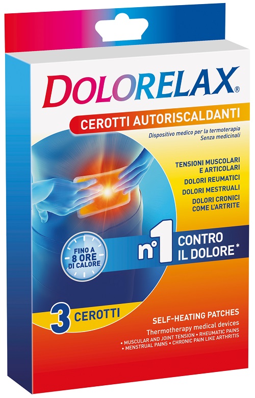 DOLORELAX CEROTTO EFFETTO CALDO 3 PEZZI - farmacia187.it